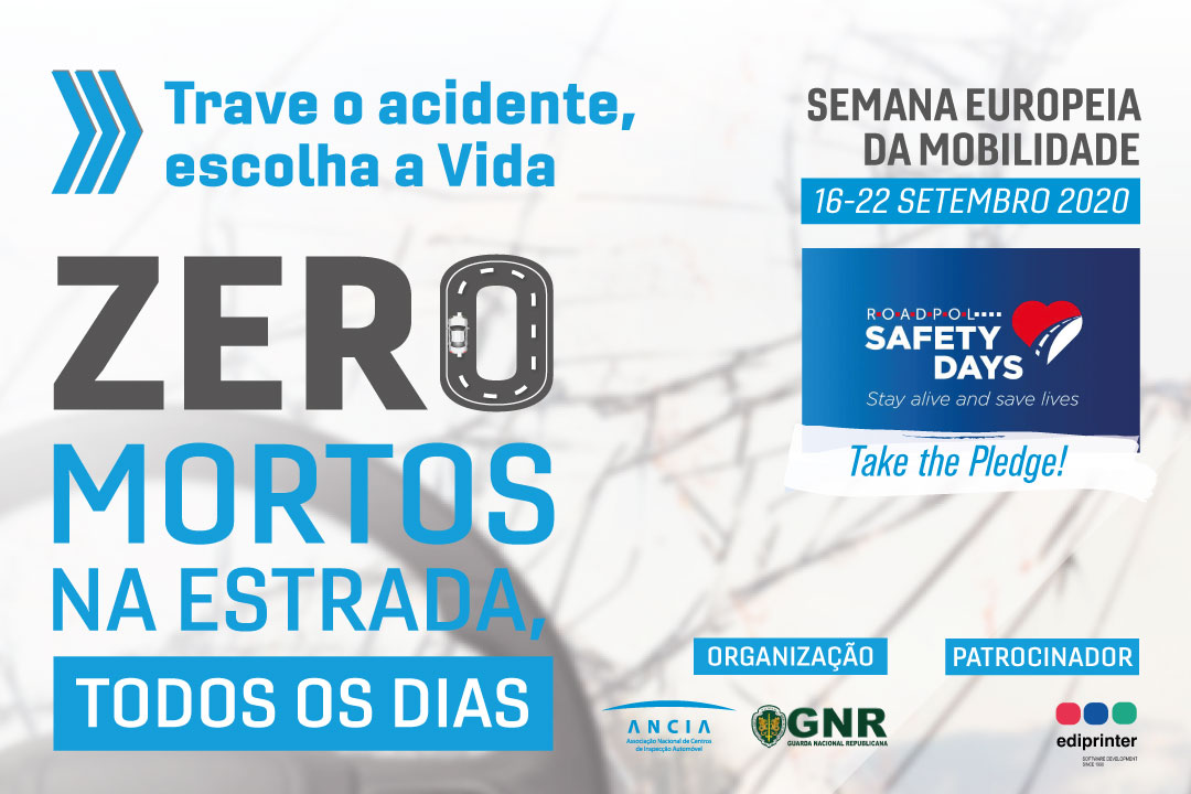 Campanha Zero Mortos na Estrada Todos os Dias mobiliza 30 entidades nacionais