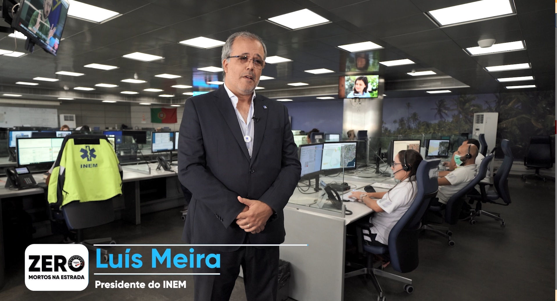 Entrevista a Luís Meira, Presidente INEM. “Temos sempre que acreditar que zero mortos na estrada é possível.”
